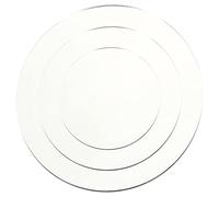 EXCEART Espejos Acrílicos Reflectantes para Fotografía de Producto, Tablero Redondo en 3 Tamaños (10 14 18 Cm), Accesorio Fotográfico para Joyas y Cosméticos, Diseño Práctico