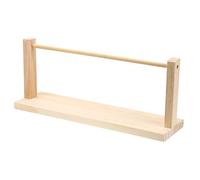 EXCEART Estante De Bobina De Alambre Almacenamiento De Cintas Artesanales Estante Organizador Del Soporte De La Cinta Organizador De Cintas Artesanales Caja De Almacenaje Manual Madera