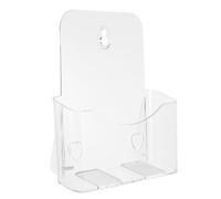 EXCEART Expositor de Sobremesa Acrílico Transparente para Organizar Revistas y Carpetas Diseño Simple Adecuado para Trabajadores de Oficina Estilo Aleatorio