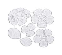 EXCEART Flower Cutting Dies para Pascua Making Die Dies para DIY Craft Álbum SCRAPABITAR Paper DIY Art Craft Diseating Plantilla de Plantilla Hecha a Mano