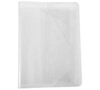 EXCEART Funda Protectora para Cuaderno A5, Cubierta Transparente de Pvc para Agenda y Libro, Película Protectora para Portada de Cuaderno, Set 2 Piezas Funda y Hojas Internas