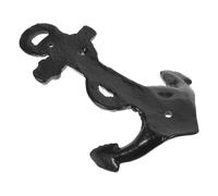 EXCEART Gancho de Pared Resistente Diseño Ancla Náutica de Hierro Fundido Vintage para Colgar Abrigos y Toallas Estilo Clásico Retro Negro en Puertas o Jardines