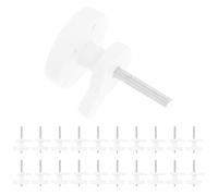 EXCEART Ganchos Invisibles para Pared 20 Piezas, Clavos Adhesivos sin Rastro para Colgar Cuadros, Marcos de Fotos y Ropa, Gancho Adhesivo Reutilizable, sin Perforación, para Hogar