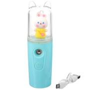 EXCEART Humidificador Facial Portátil Rociador de Niebla 35 Ml en Forma de Flor Verde para Hidratación Profunda y Cuidado Cutáneo, Adecuado para Limpieza Facial y Uso Personal para