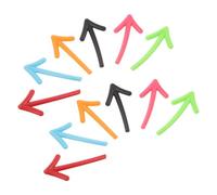 EXCEART Imanes de Flecha 3d para Nevera 12 Unidades Pequeños Adhesivos Magnéticos Reutilizables para Oficina, Aula y Hogar, Pegatinas Magnéticas para Pizarra y Organización de