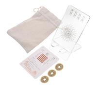 EXCEART Juego de Tarjetas del I Ching para Principiantes 64 Hexagramas, Herramienta de Aprendizaje de Papel y Plástico Diseño Único para Coleccionar y Aprender