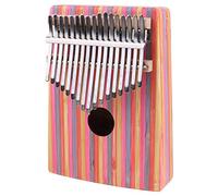 EXCEART Kalimba De Pulgar Vintage Portátil Acacia y Manganeso Con Teclas Instrumento Musical Vintage Mangium Para Principiantes Piano De Dedos Para Aprender Tocar