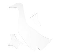 EXCEART Kit de Patrones de Costura de Acrílico 3piezas Plantillas de Patchwork y Reglas de Acolchado para Manualidades de Quilting y Relleno de Animales para Principiantes