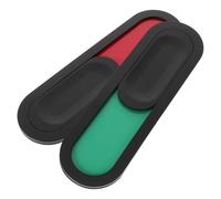 EXCEART Letreros Magnéticos Deslizantes para Puerta de Oficina 2 Unidades, Señal de Privacidad sin Texto, Ovalados Negro, Indicación Ocupado/vacío para Salas de Reuniones y Baños