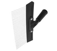 EXCEART Llana Dentada de Peine de Acero Inoxidable para Crear Patrones Artísticos en Paredes, Herramienta Versátil para Yeso Decorativo en Decoración del Hogar