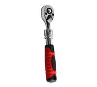 EXCEART Llave de Trinquete Telescópica Roja con Cabeza Giratoria y Liberación Rápida Herramienta para Uso Bidireccional Fácil y Rápida