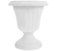EXCEART Maceta Columna Romana Vintage de 25 Cm Diámetro, Jardinera Alta de Plástico para Exterior Pedestal, Urna Decorativa para Jardín, Centro de Mesa para Bodas y Porche