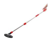 EXCEART Mango para Trapeador Giratorio de Acero Inoxidable, Palo de Fregona Comercial Rojo, Poste de Repuesto Resistente y Ligero, Accesorios para Limpieza Doméstica y Profesional