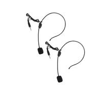 EXCEART Micrófono de Condensador Brazo Flexible y Gancho para Oreja, 2 Piezas para Amplificador de Voz Portátil, Material Plástico Liviano, Adecuado para Enseñanza y Ordenador