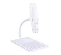 EXCEART Microscopio Digital USB de Portátil para Teléfonos Móviles para Inspección de Joyería y Biología Color Blanco