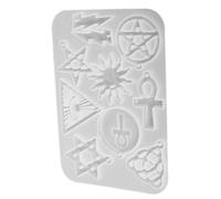 EXCEART Molde de Silicona para Colgantes y Pendientes de de Material Duradero y Flexible para Joyería DIY para Creaciones de Resina y Manualidades
