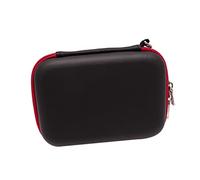 EXCEART Organizador de Cables de Viaje Estuche Protector para Cargadores y Dispositivos Electrónicos Pequeños Bolsa de Transporte para USB Flash Drive y Accesorios Negro