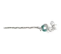 EXCEART Palillo para Peinados Estilo Han Accesorio Elegante Vintage de Pelo Chino de Aleación de Zinc y Acrílico para Mujeres Que Hacen Moño o Recogido