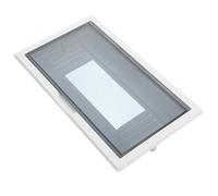 EXCEART Panel Cubre Cuadro Eléctrico de Plástico Diseño Estilizado, Cubierta Protectora para Caja de Interruptores Apta para Uso Interior y Exterior en Viviendas y Comercios