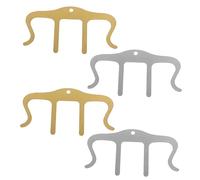 EXCEART Paquete de 4 Clips de Aleación para Sujetar Páginas de Música, Fáciles de Agarrar y Convenientes para Compositores y Estudiantes Color Aleatorio