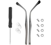 EXCEART Patillas de Gafas de Repuesto de Metal Transparente y Cristal 1 Par Patas para Gafas de Sol Ligeras y Resistentes Accesorio para Reparación de Varillas