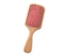 EXCEART Peine de Peluquería Color Rosa Bolsa de Aire para Masaje del Cuero Cabelludo, Estimula la Circulación Sanguínea, Material de Madera y Silicona Adecuado para Uso Diario