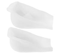 Exceart par de Plantillas de Elevación de Zapatos Almohadillas de Talón Plantillas de Aumento de Media Altura Almohadillas de Zapatos de Silicona Invisibles para Hombres Mujeres Estudiantes (5.5 Cm)