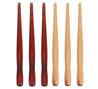 EXCEART Portaplumas de plástico para dibujo y caligrafía, pack de 6 piezas con acabado suave, soporte intercambiable ideal para artistas y estudiantes