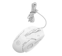 EXCEART Ratón Retroiluminación LED USB Silencioso Cable de 6 Botones Programables y para Diseño Ergonómico y Plástico Resistente Ordenador Portátil
