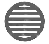 EXCEART Rejilla de Hierro para Barbacoa de Carbón 145 Mm, Placa Calefactora Redonda de 3 Mm, Accesorio para Parrilla Portátil, Adecuado para Camping, Picnics y Cocina al Aire Libre