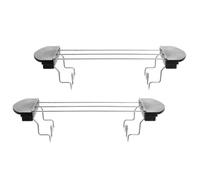 EXCEART Rejilla Metálica Fácil de Limpiar y Resistente a Deformaciones para Tostadas de Acero Inoxidable y Plástico 2 Piezas para Cocinar Pan y Pizza en Cocina