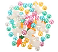 EXCEART Relleno Decorativo para Jarrones Perlas Flotantes de Plástico, Estilo Romántico y Delicado, Adecuado para Bodas y Decoración de Primavera