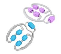 EXCEART Rodillo Muscular para Piernas 2piezas de Abs para Aliviar Fatiga Muscular, Masajeador Portátil Confortable y Cómodo Adecuado para Uso Doméstico y Después del Ejercicio