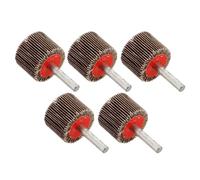 EXCEART Rueda Abrasiva Cilíndrica de 30 Mm para Amoladora Tela Abrasiva, 5 Piezas para Pulido Preciso y Eliminación de Óxido en Metal y Muebles