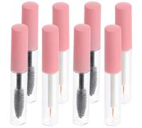 EXCEART Set de 8 Tubos de Rímel Vacíos y Delineador de Ojos Cepillo, Capacidad 5ml, Material Pet Sellado sin Fugas, Fácil de Transportar para Maquillaje al Aire Libre