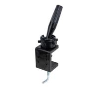 EXCEART Soporte para Modelo de Manicura Soporte Giratorio para Cabeza de Maniquí Acero Negro 90° de Rotación Ligero y Portátil para Salón y Tienda de Manicura