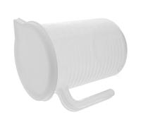 EXCEART Taza Medidora de Plástico Blanco de 1000ml Ligera y Fácil de Almacenar con Tapa Adecuado para Medir Líquidos y Preparar Recetas de Cocina Reutilizable