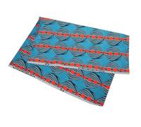 EXCEART Tela de Retazos Diseño Doble Cara para Patchwork y Manualidades Diy, Tela de Algodón Estampado Africano Versátil y Decorativo