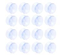 EXCEART Ventosas Antideslizantes para Mesa de Vidrio 20 Mm, Almohadillas de Goma Transparentes de PVC, Paquete 20 Unidades, Protectores para Muebles, Uso en Tablero de Mesa