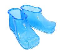 EXCEART Zapatos para Remojar Pies Pequeños 125 CM Azules Botas de Masaje Cómodas y Duraderas para Baño de Pies Doméstico Remojador Estable y Versátil para Pediluvio y Cuidado Personal