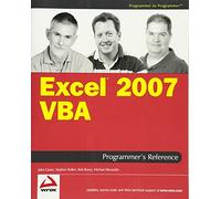 Excel 2007 VBA Programmer's Reference