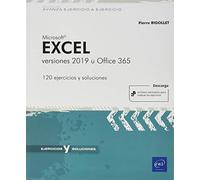 Excel 2019 - versiones 2019 u Office 365 (Avanza ejercicio a ejercicio)