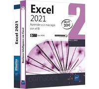 Excel 2021: Pack de 2 libros: Aprender e ir más lejos con el BI (Pack Ofimática)