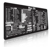 Excel Cheat Sheet Desk Mat, Waterproof Shortcuts Mouse Pad, Excel Cheat Sheet Desk Pad, Non-Slip Stitched Edges, Contains 9 Major Function Modules and Common Functions (12,300 * 800 * 3MM)