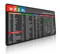 Excel Cheat Sheet Desk Pad, Extended Large Excel Mouse Pad Shortcuts, Formulas Cheat Sheet Desk Mat, Keyboard Shortcuts Cheat Sheet, Alfombrilla Con Atajos De Excel En Español (#1,M: 31.5" × 11.8)