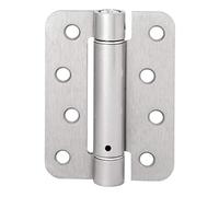 Excel DH468R Bisagra radiusada de Resorte de una Sola acción de 10 cm, Cromo Satinado