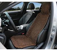 EXCEL LIFE Funda de Asiento de Madera Natural con Cuentas de Masaje para Coche y camión