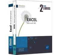 Excel Microsoft 365: Pack de 2 libros: Manual de referencia + Cuaderno de ejercicios sobre Macros y programación VBA (Pack Ofimática)