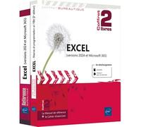 Excel (versions 2024 et Microsoft 365): Coffret en 2 volumes : Le manuel de référence + le cahier d’exercices macros et programmation en VBA