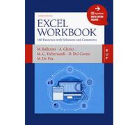 Excel workbook. 160 exercises with solutions and comments. Con ebook